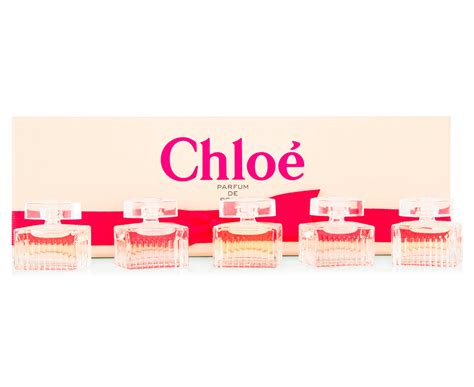 chloe parfum de roses mini edt set